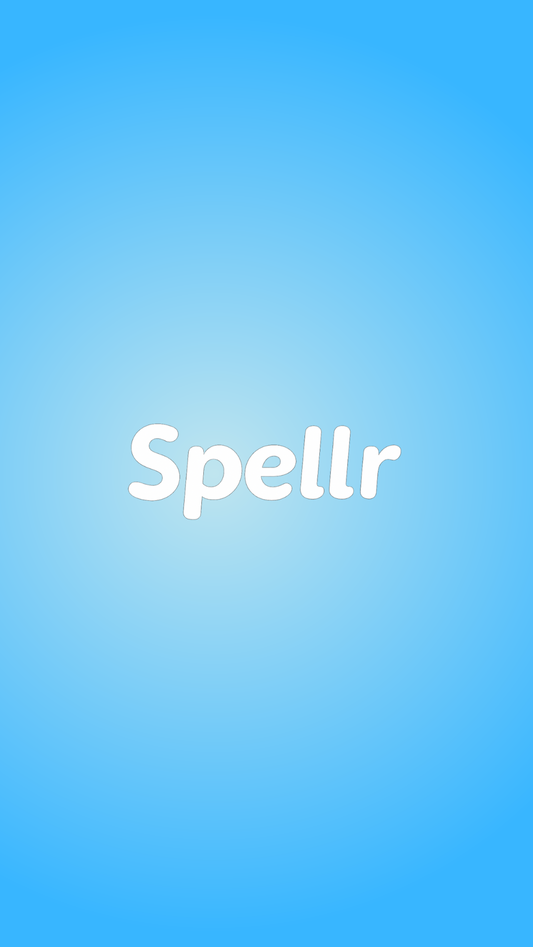 Spellr Splash Screen